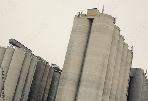 Grain Tanks Abstract