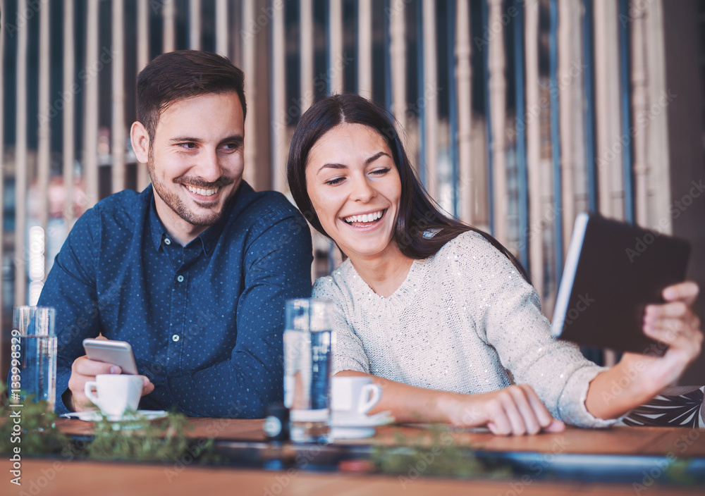 Young couple drinking cofee in a cafe. Dating, relationships Young couple drinking cofee in a cafe. Dating, relationships