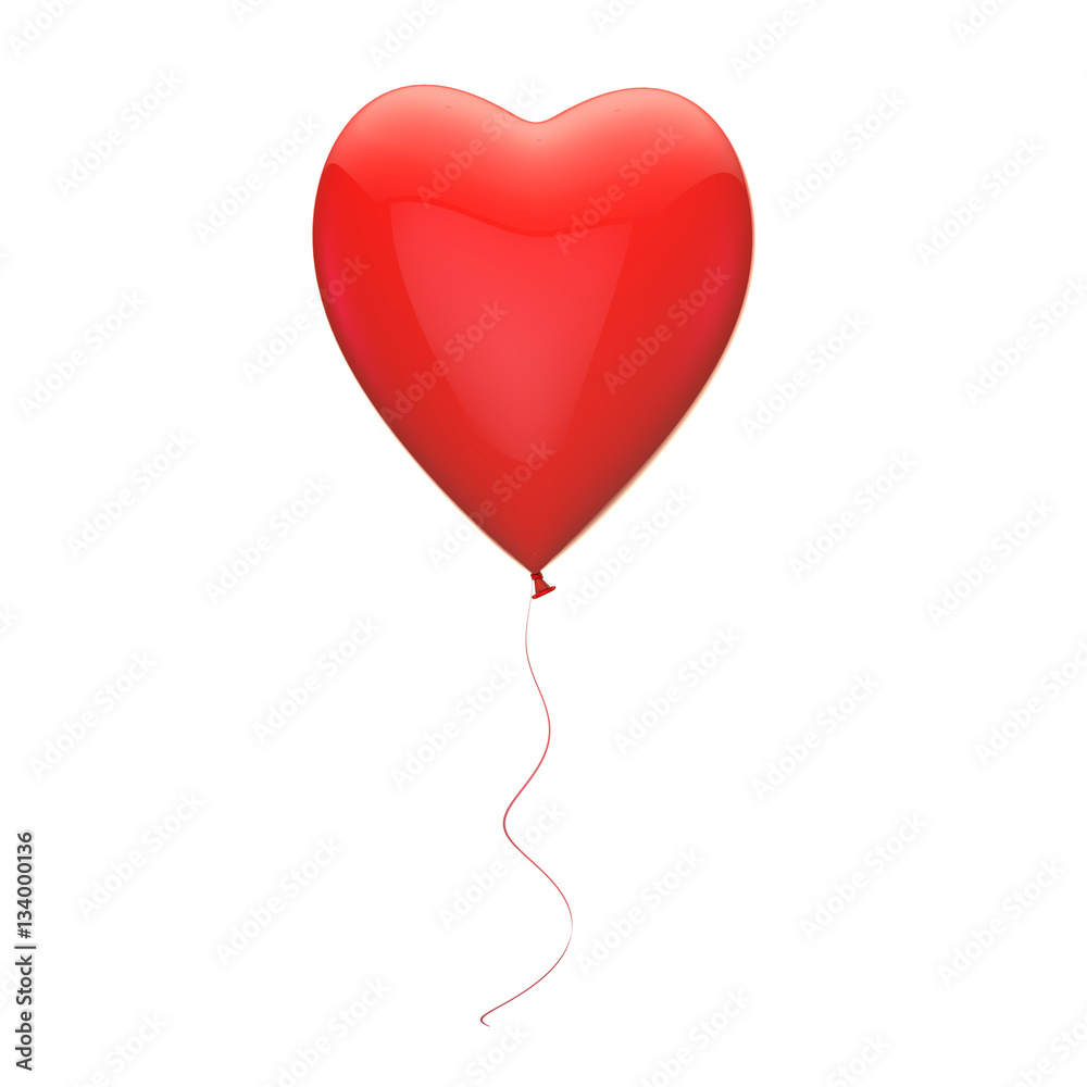 Red heart valentine's love balloon Red heart valentine's love balloon