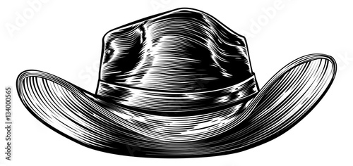 Cowboy Hat Drawing photo