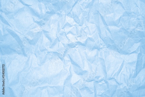 crumpled baby blue paper texture