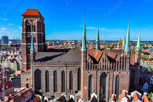 St Mary’s Basilica in Gdansk, Poland