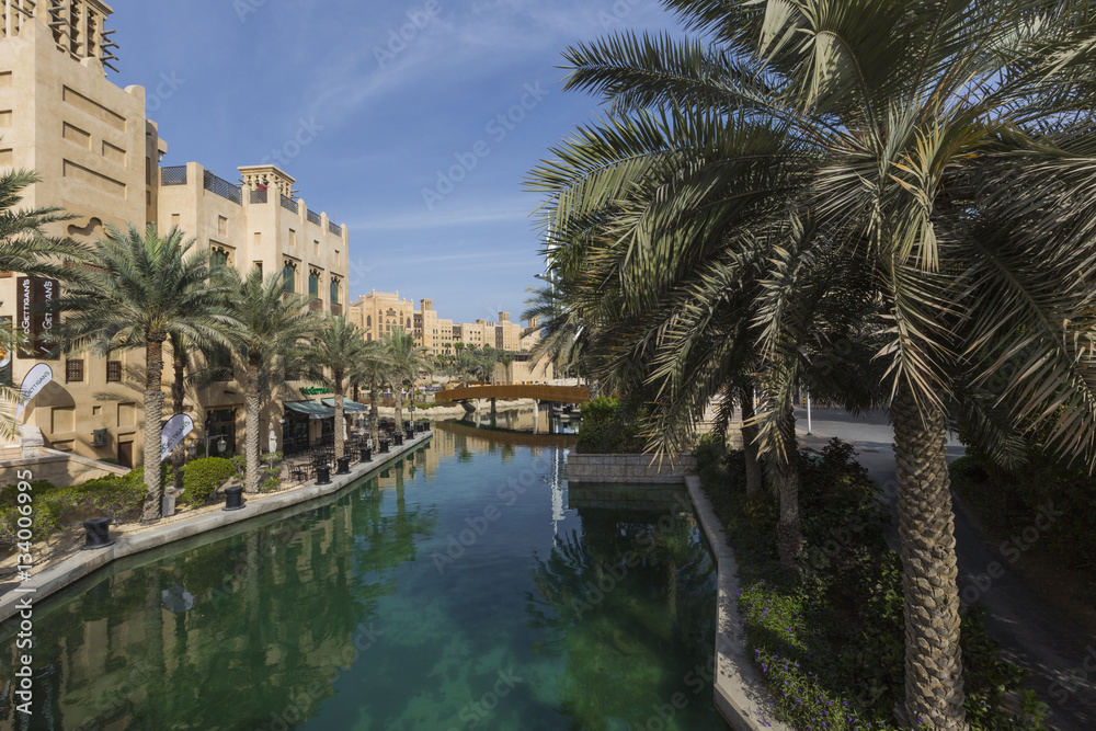Naklejka premium View of the Souk Madinat Jumeirah, Dubai, UAE