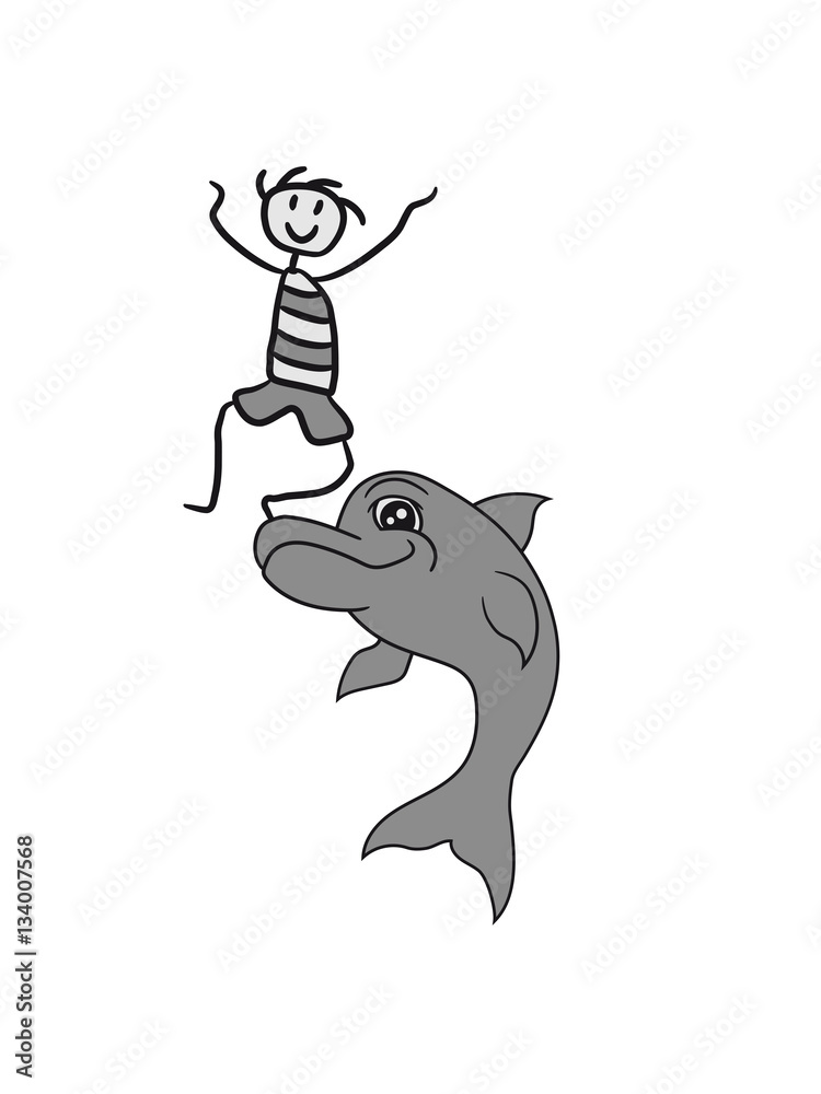 Young child balancing stunt trick jumping delfin cool design cute cute fun Young child balancing stunt trick jumping delfin cool design cute cute fun