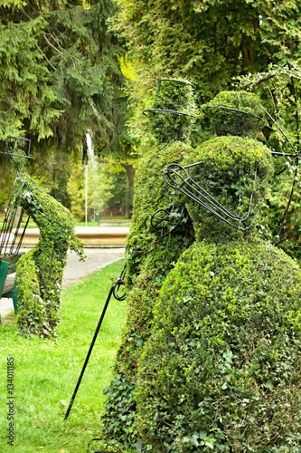 Park of Fame in Turcianske Teplice, Slovakia.