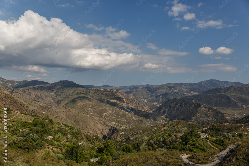 Great landscape of Sierra Nevada, south of Spain, Granada