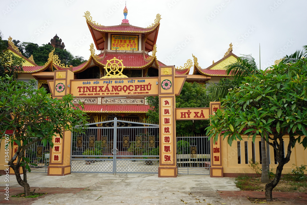 Fototapeta premium Buddhist monastery Tinh Xa Ngoc Phu