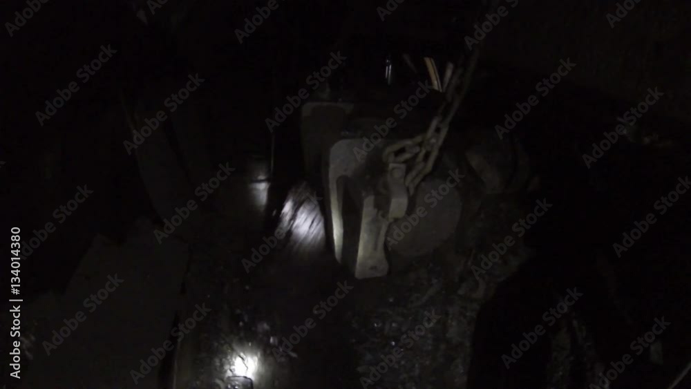 Extraction of coal. Heavy mining work. Black Gold. Coal flows on the mountain. Mining equipment. Slaughter of coal mining. Extraction of coal. Heavy mining work. Black Gold. Coal flows on the mountain. Mining equipment. Slaughter of coal mining.
