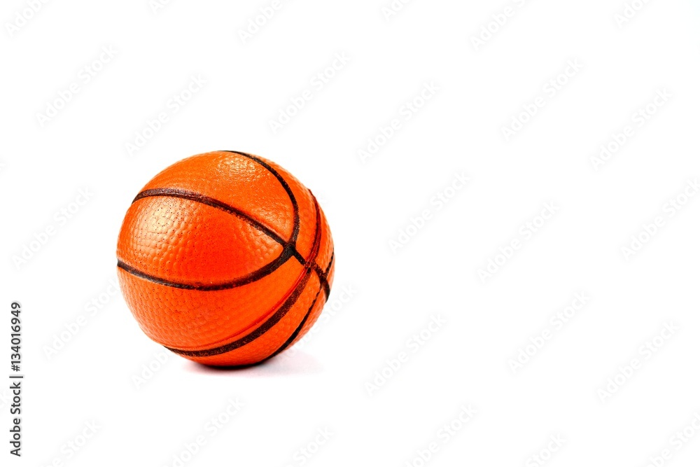 Basketball Brown On a white background