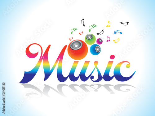 abstract artistic music background