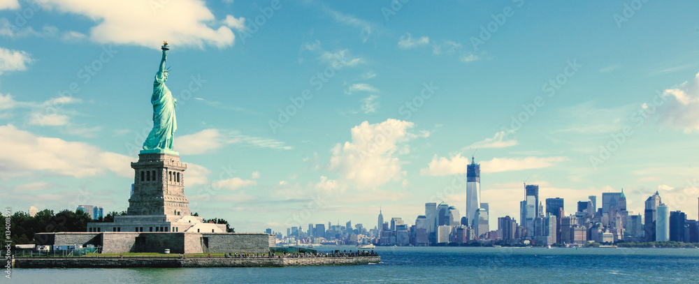 Panorama on Manhattan, New York City