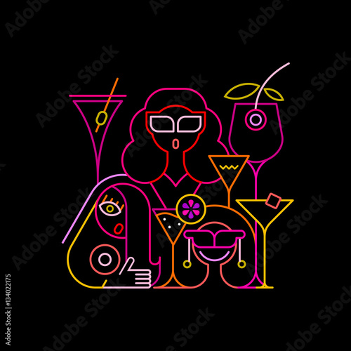Cocktail Party Neon Sign