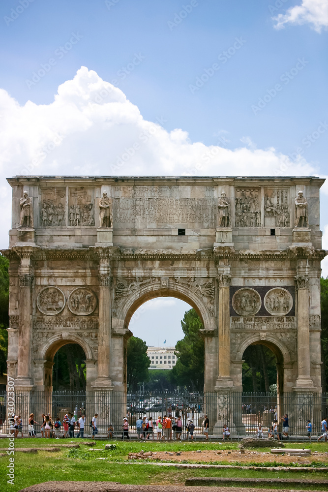 Arch of Constantine in Rome.