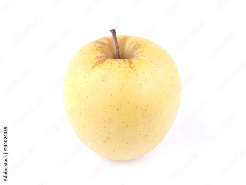 apple on a white background