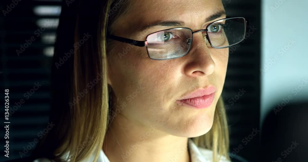 Businesswoman working in office Businesswoman working in office