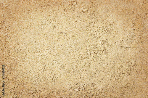 Quadro em tela Top view of sandy beach