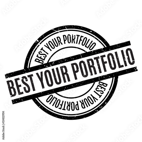 Best Your Portfolio rubber stamp   photo