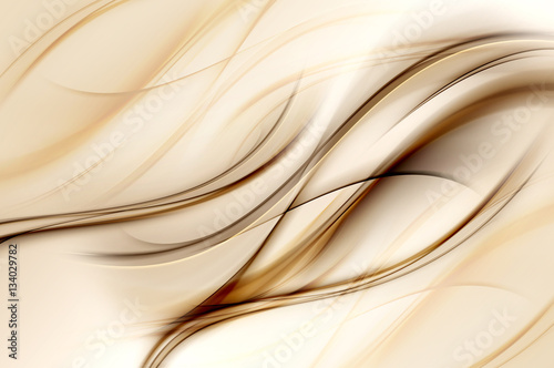 Brown Waves Background © SidorArt