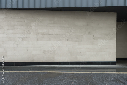  Large blank billboard on a street wall,  banners with room to add your own text © RobbinLee