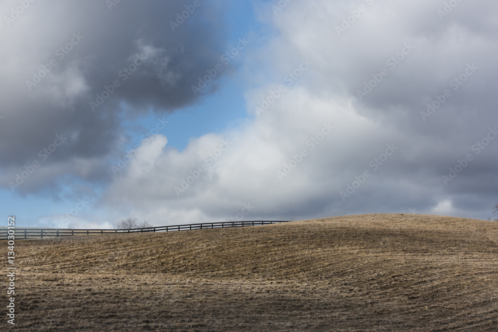 Hudson Valley Hillside with Clouds Hudson Valley Hillside with Clouds