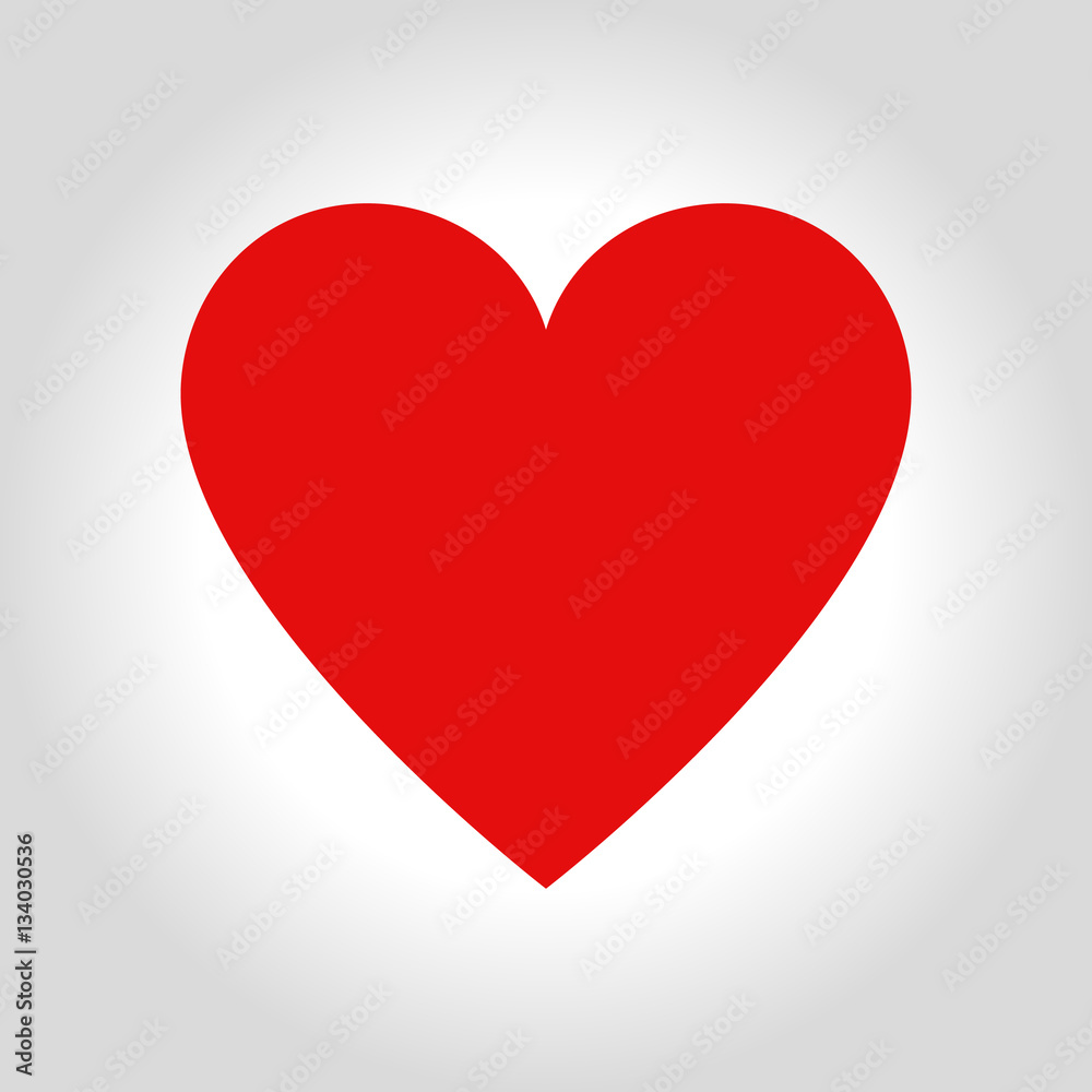 Hearts icon symbol of love on valentines Day.