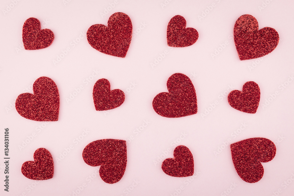 red heart array