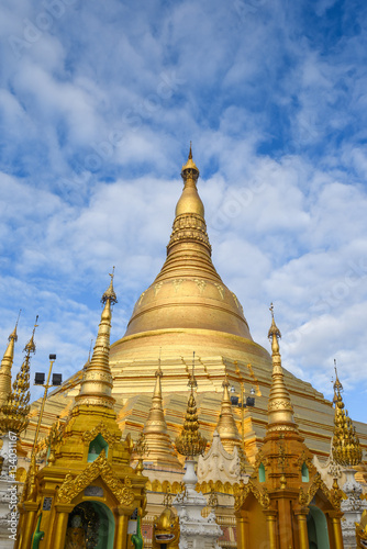 Shwedagon pagoda in Yangon  Myanmar