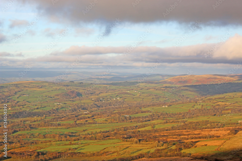 Black Mountains, Wales Stock Photo