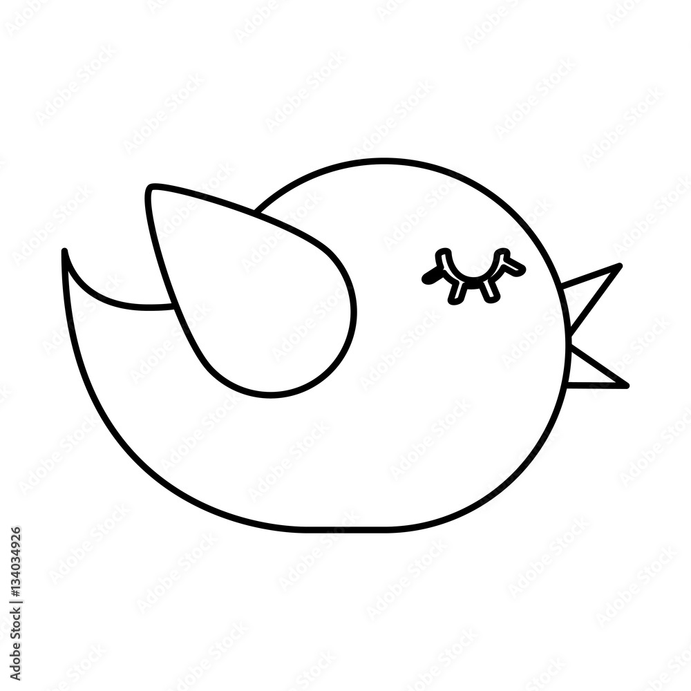 cute bird isolated icon vector illustration design cute bird isolated icon vector illustration design