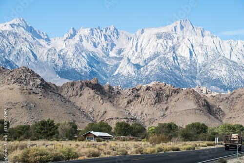 Sierra Nevada Mountains From South of Lone Pine © Kevin