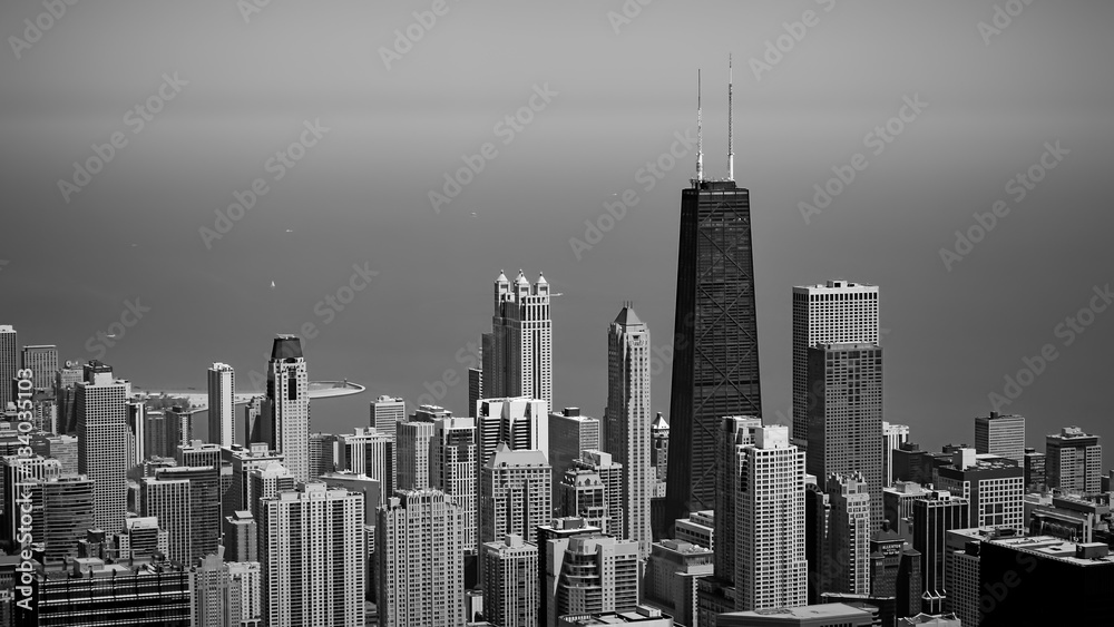 Fototapeta premium Chicago Skyline from Above