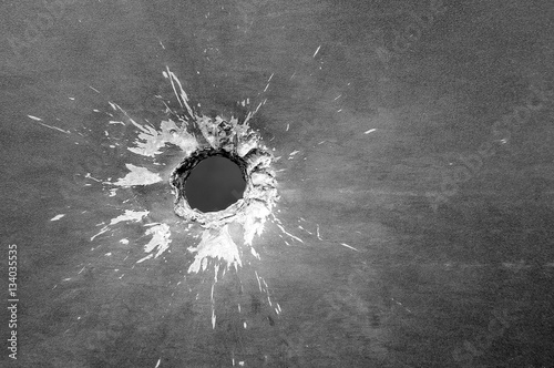 Bullet hole