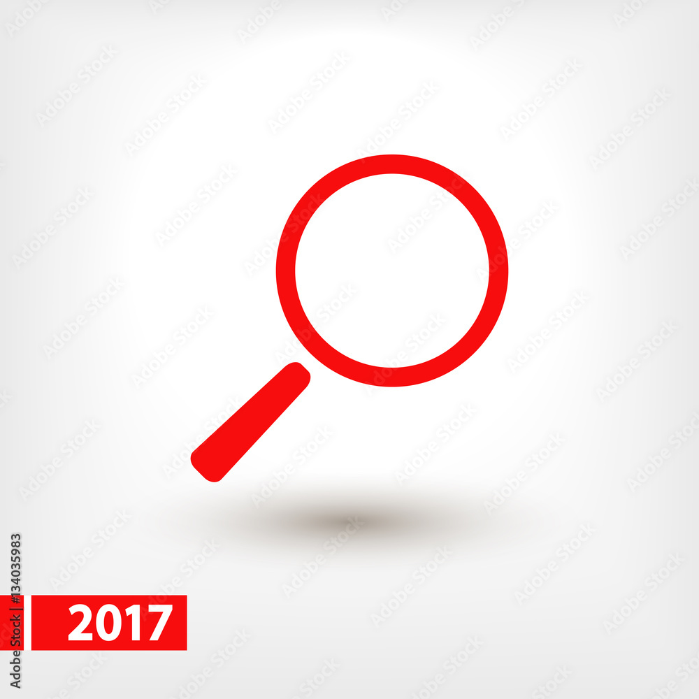 Search icon, vector illustration. Flat design style Search icon, vector illustration. Flat design style