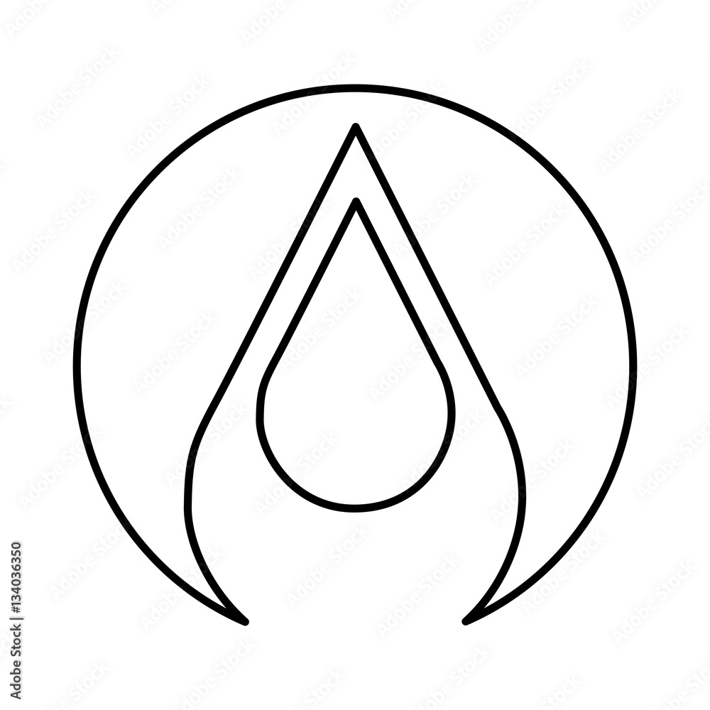 water drop emblem isolated icon vector illustration design water drop emblem isolated icon vector illustration design