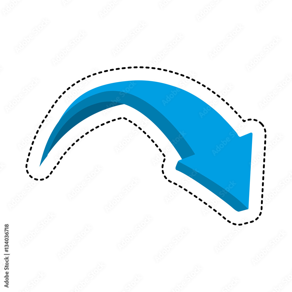 arrow blue isolated icon vector illustration design arrow blue isolated icon vector illustration design