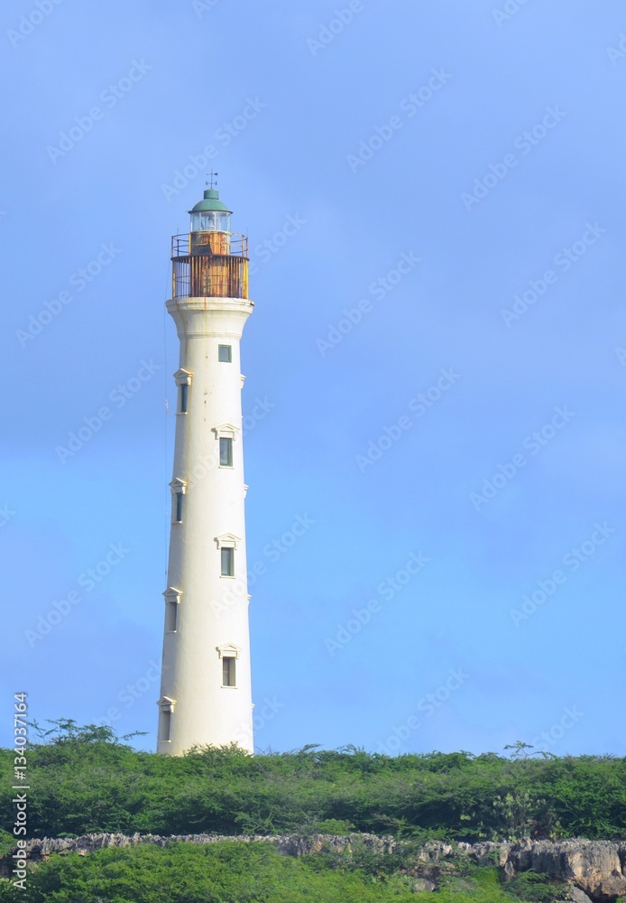 California Lighthouse constructed near the northwestern tip of Aruba