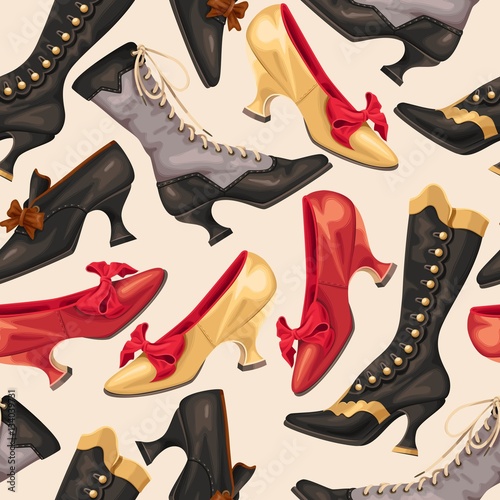 Shoes and boots seamless