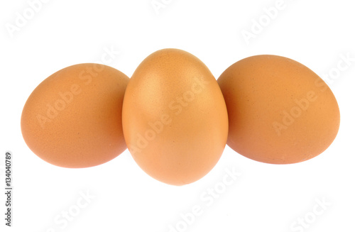 Eggs isolated