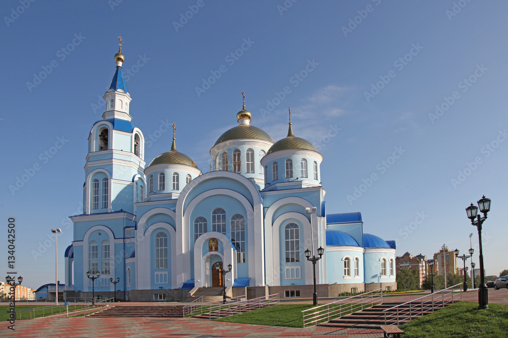 Church of Our Lady of Kazan in Saransk. Mordovia republic. Russia