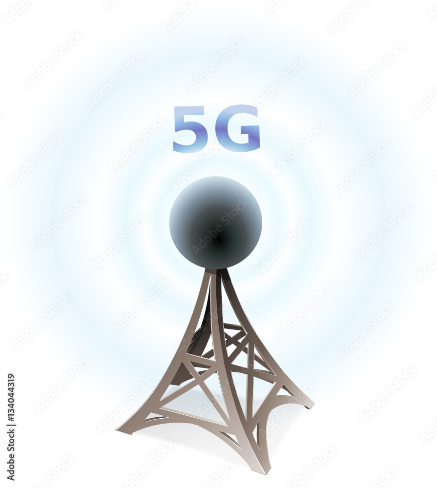 Antenne-relais 5G de téléphonie mobile