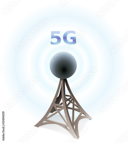 Antenne-relais 5G de téléphonie mobile