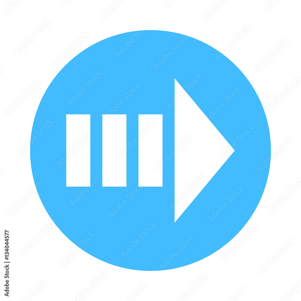 Arrow sign direction icon circle button flat style Arrow sign direction icon circle button flat style