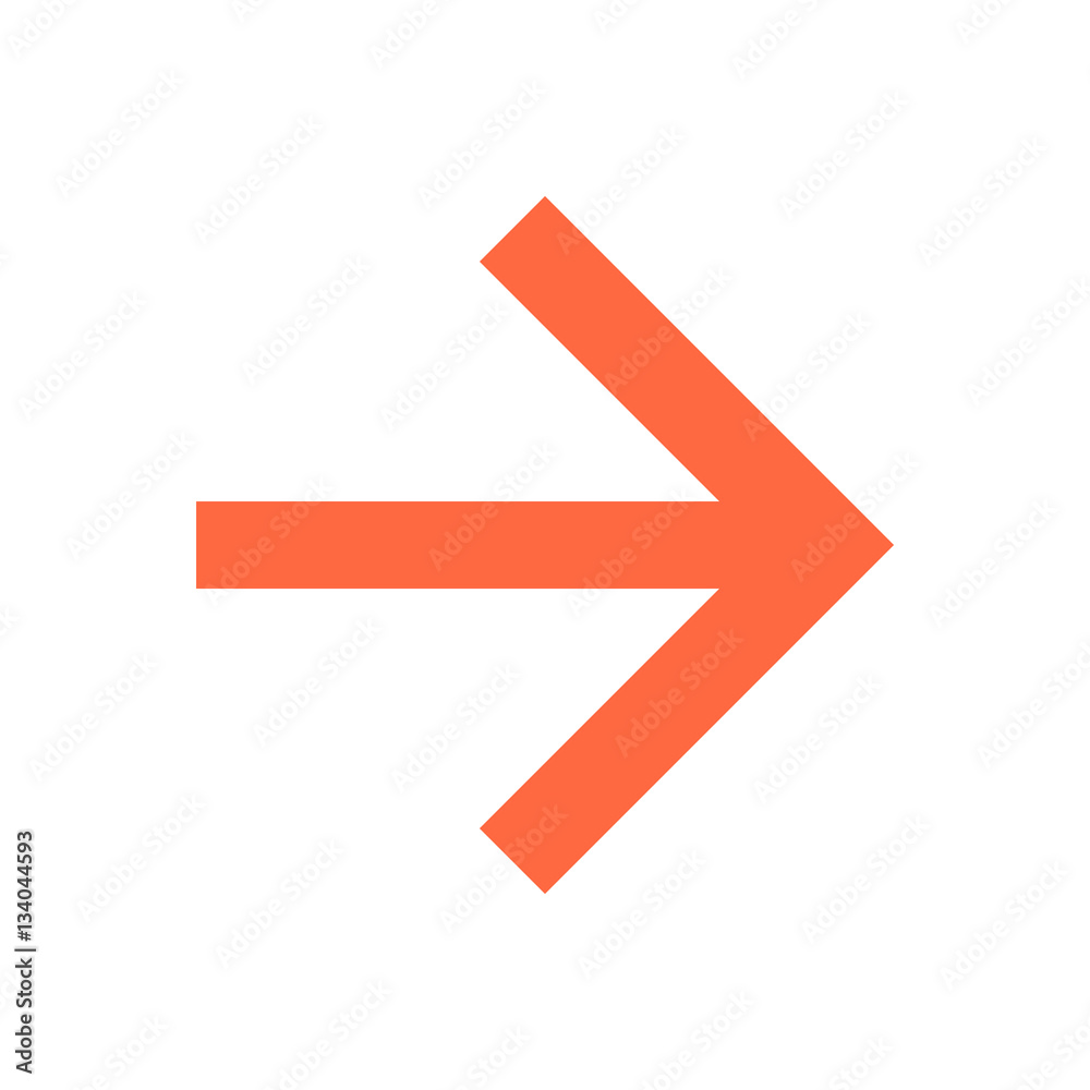 Arrow icon direction button pointer sign flat Arrow icon direction button pointer sign flat