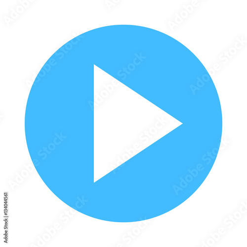 Free Download Arrow sign direction icon circle button play symbol flat style - GFXLoad