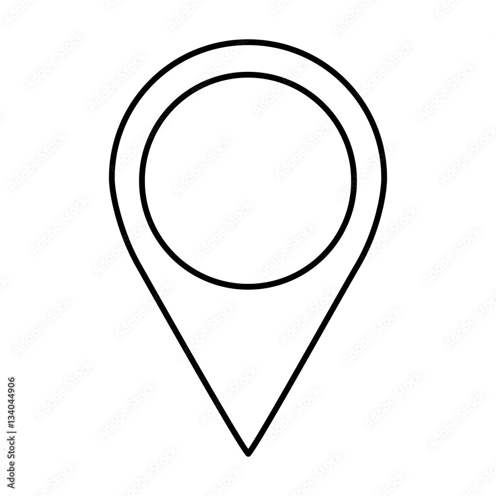 pin pointer location icon vector illustration design pin pointer location icon vector illustration design
