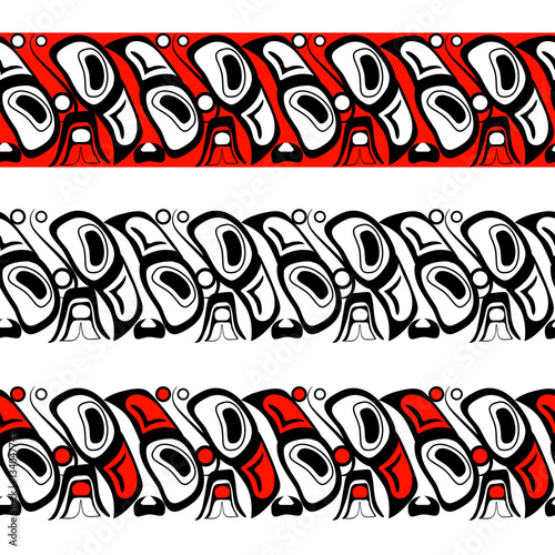 abstract red background native north american