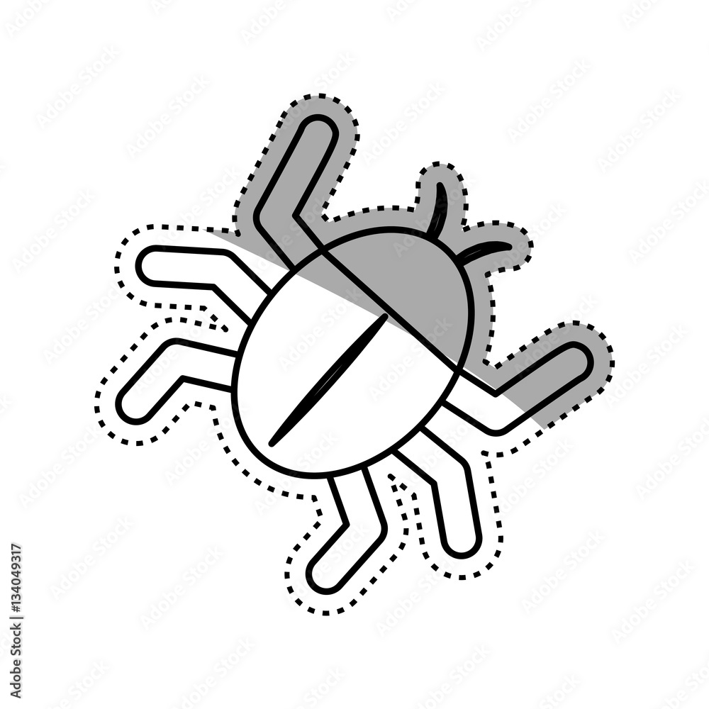 Isolated bug symbol icon vector illustration graphic design Isolated bug symbol icon vector illustration graphic design