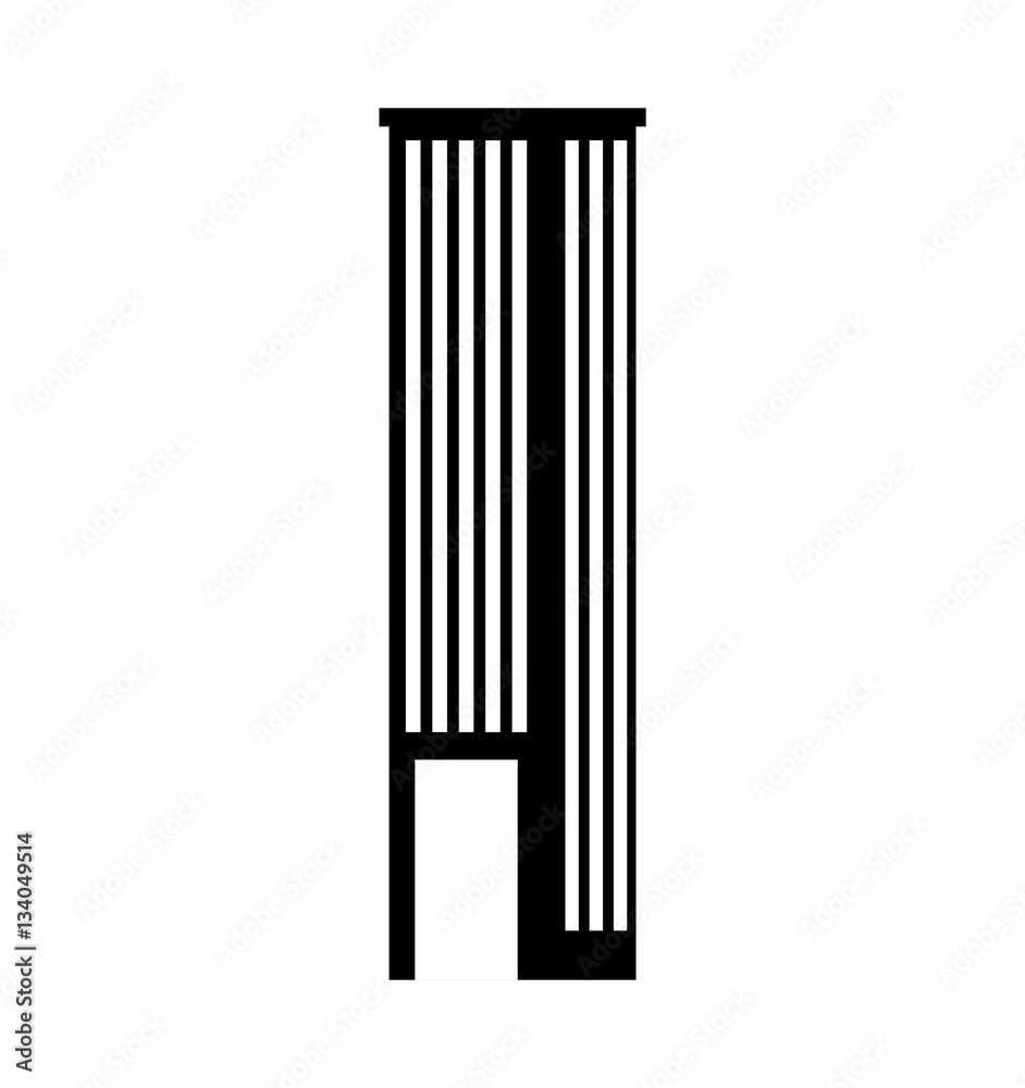 big building silhouette icon vector illustration design big building silhouette icon vector illustration design