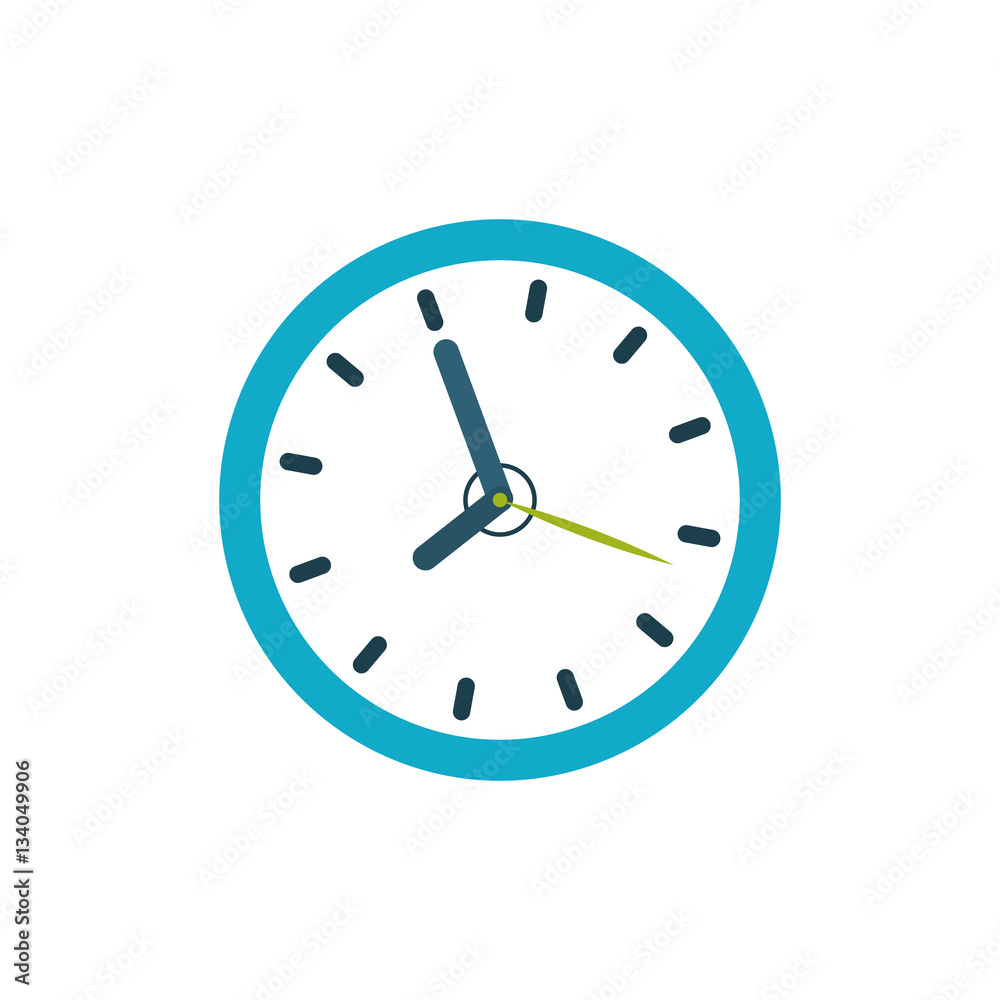 Isolated time clock icon vector illustration graphic design Isolated time clock icon vector illustration graphic design