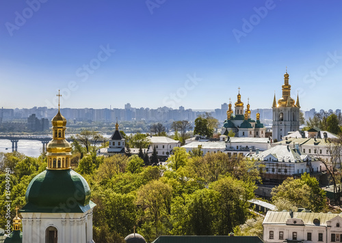 View of the Kiev-Pechersk Lavra, Kiev, Ukraine photo